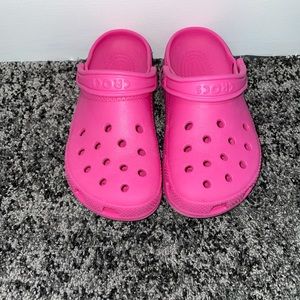 Hot Pink Crocs